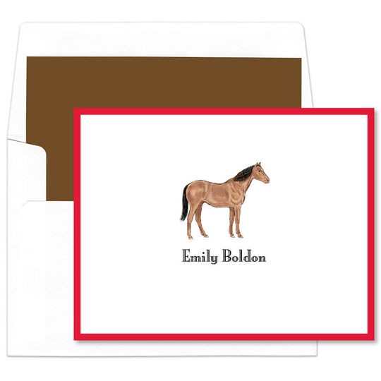 Horse Folded Note Cards